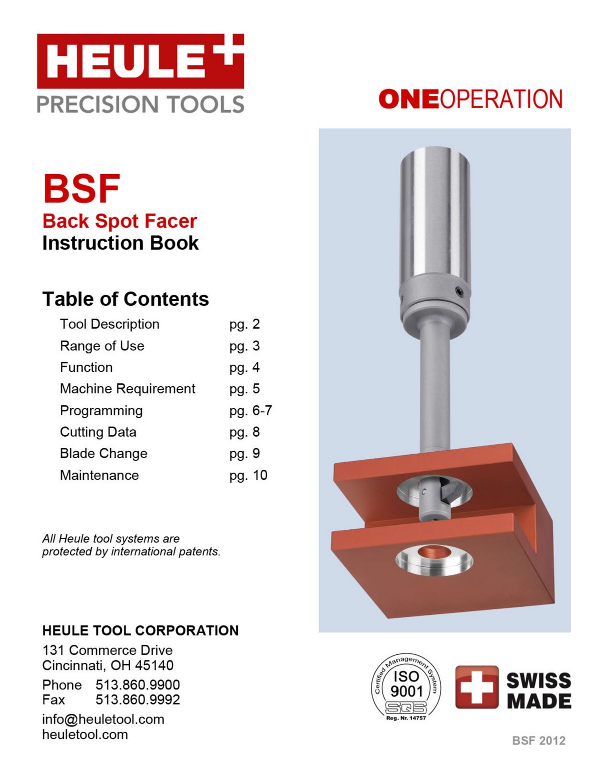 BSF Instruction Booklet PDF Preview
